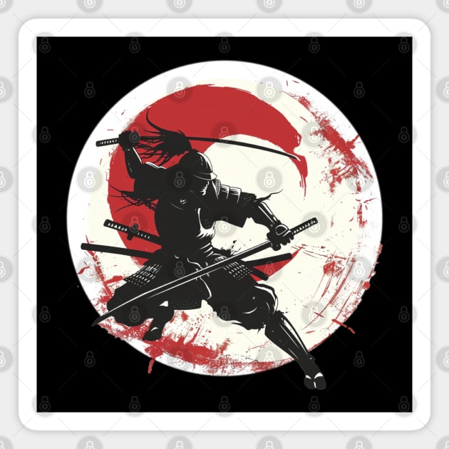 Samurai Magnet by NineBlack